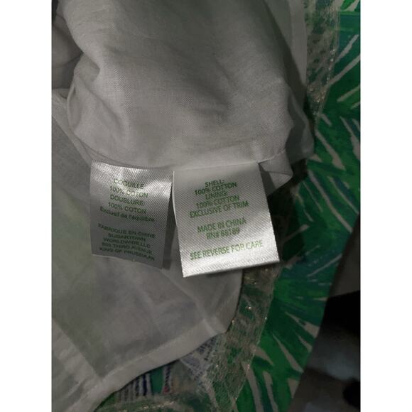 Lilly Pulitzer Mila Shift Dress New 2 Toucan Green Elephants Costa Verde - Picture 7 of 14